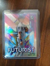 BOBBY WITT JR 2021 BOWMAN CHROME FUTURIST REFRACTOR #FUT-BW ROYALS Q0173