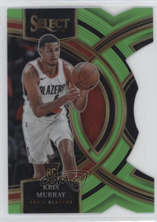 2023 Panini Select Premier Level Neon Green Prizm Die-Cut 5/75 Kris Murray 19fe