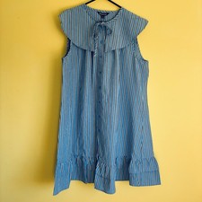 Whistles UK 14 Stripe Collar Trapeze Dress RRP £129 Summer Party Holiday Dress