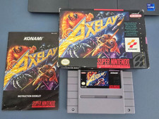 AXELAY Super Nintendo SNES GAME 1992 Vintage COMPLETE IN BOX