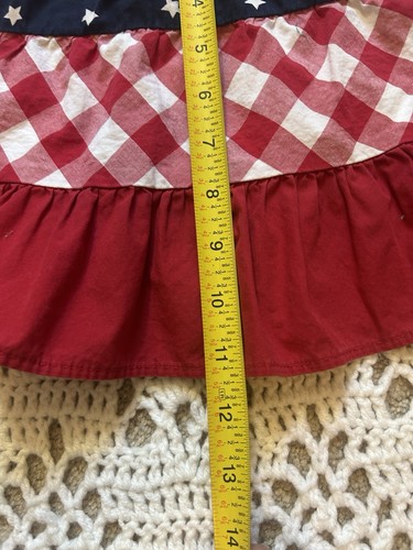 Girls Gymboree Size 6 Skirt Skort Patriotic Fourth of July Picnic - Picture 8 of 8
