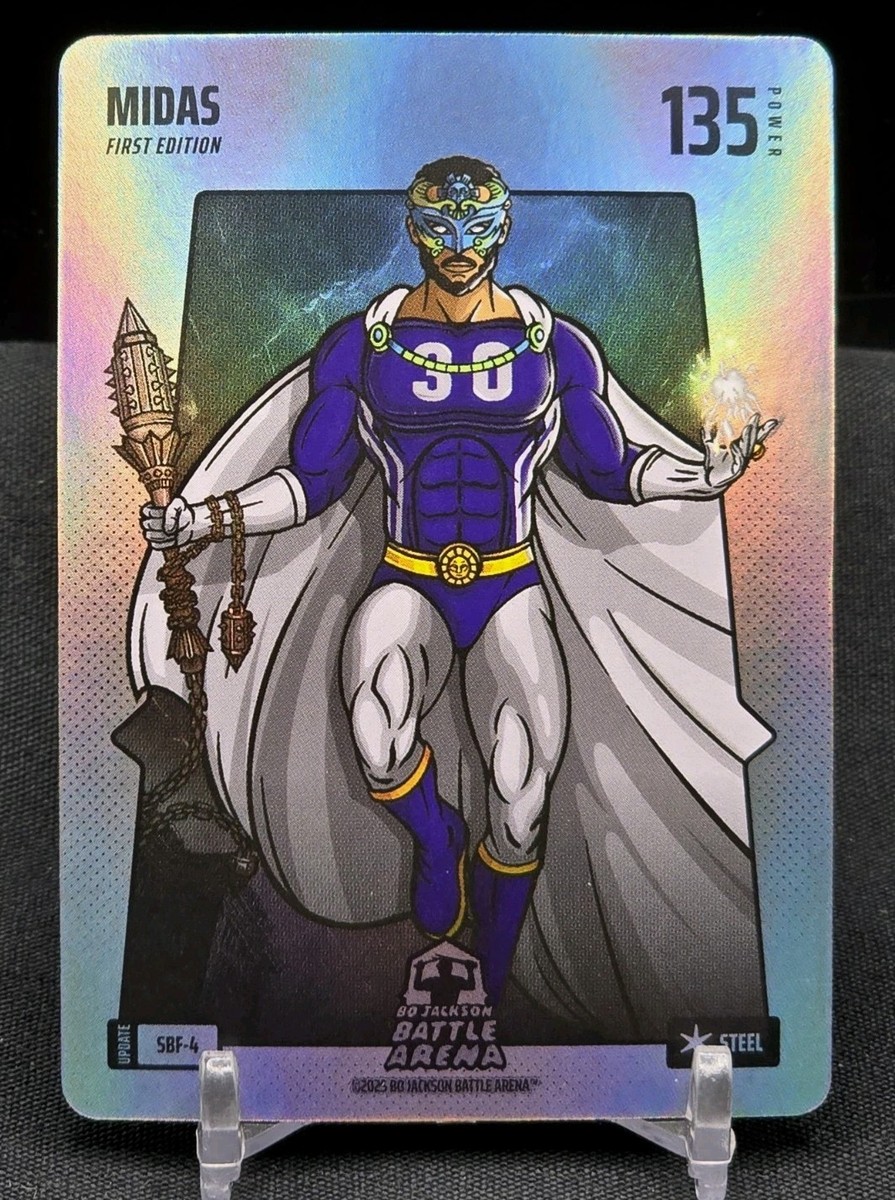 STEPHEN CURRY 2025 Bo Jackson Battle Arena MIDAS SILVER BATTLE FOIL #SBF-4