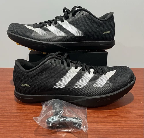 Scarpe sneakers uomo Adidas Adizero LJ Track Field taglia 7 5 nere ID0300