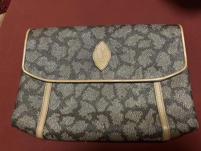 YSL vintage giraffe/Leopard Muster Clutch - Bild 1 von 4