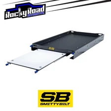 Smittybilt 250LB Slide-Out Cargo Rack for 55L Cooler, Tool Box, Gear SUV / Truck