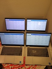 Lot Of 4 -DELL LATITUDE 5320 TOUCH CORE i7-1185G7 3.00GHZ  16GB  NO HDD