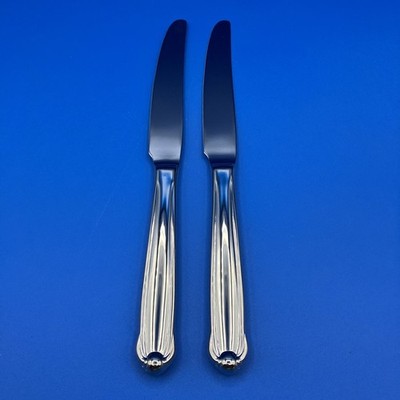 Mikasa CLASSICO Set of 2 Dinner Knives Stainless Flatware Korea 18/8 Glossy NEW