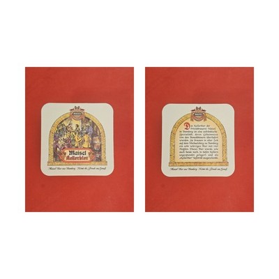 Maisel Bräu Bamberg cellar beer brewery beer mat Beermat
