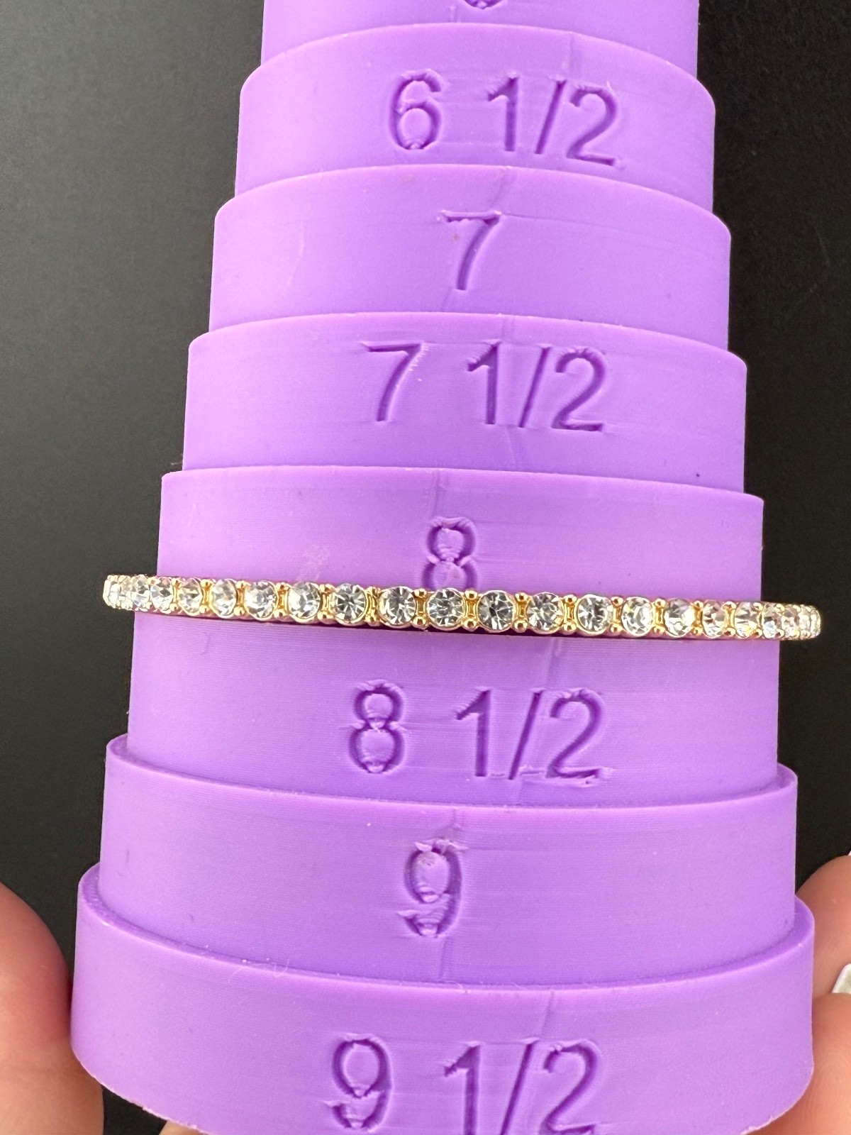 Bangle Bracelet Lot Stackable Clamper Rhinestone … - image 2