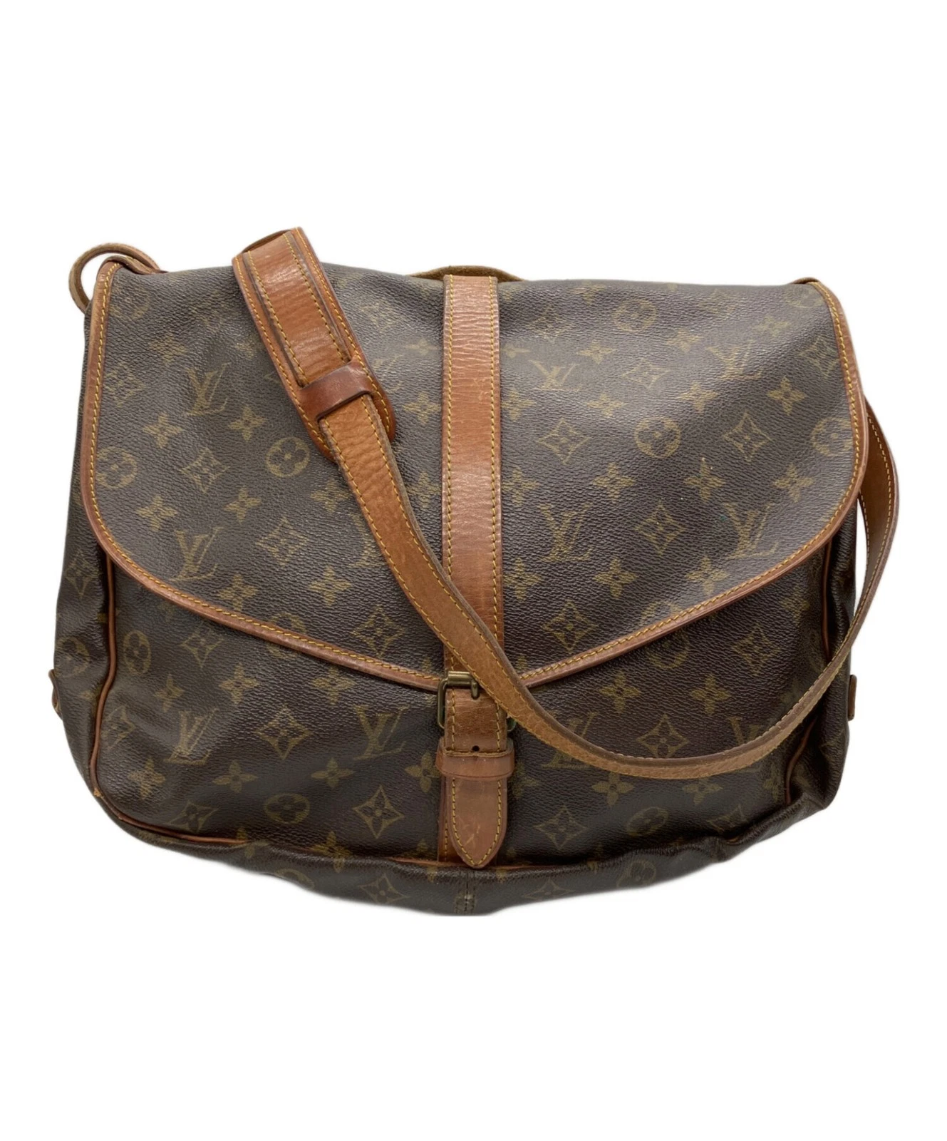Vuitton — Louis Vuitton Sommier 35 35 M42254 Leather Brown Bag #TFB4915