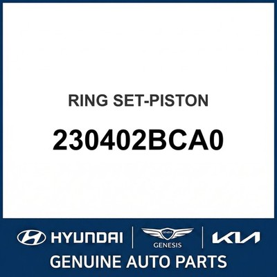 2016-2024 Kia Forte Ringsatz - Kolben OEM Neu 230402BCA0