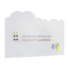 Dry Erase White Board Sheet with Adhesive Back Self-Adhesive Whiteboard 47x35in
