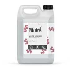 Miniml White Vinegar Cleaning Refill Wild Rhubarb Scented 5L - All Natural 2.35 per litre