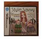 Nintendo Style Savvy Nintendo DS NTSC-U/C Manual Included Simulation E-Everyone