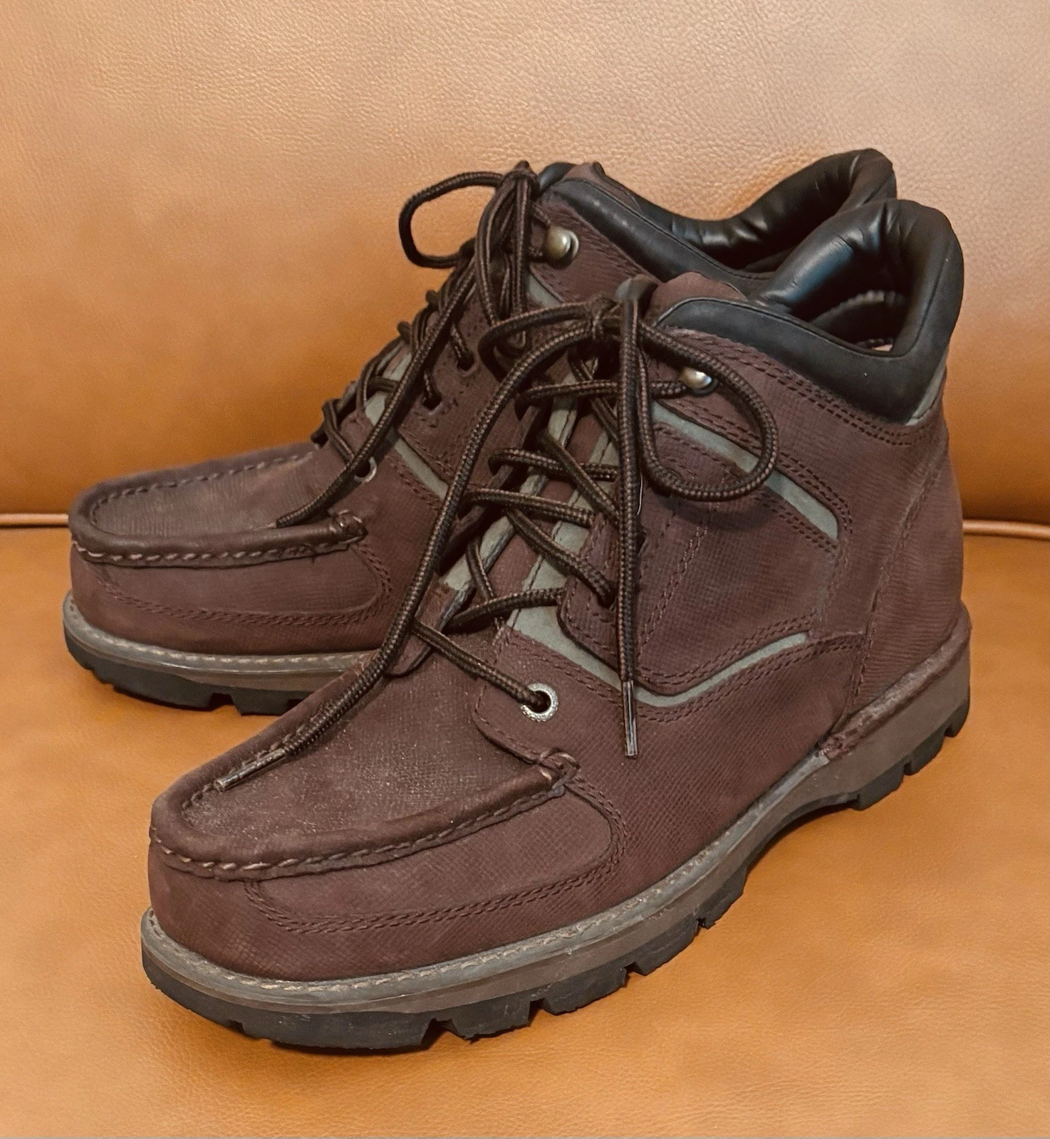 Rockport XCS (Vibram) Brown Hydro-Shield Waterproof Boots #500657 Men’s Size 9
Opens in a new window