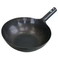 Yamada Industrial Co., Ltd. Iron embossed one-handed wok (plate thickness 1.2 mm