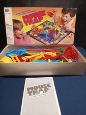 VINTAGE 💯 % Mouse Trap COMPLETE Milton Bradley 1986 Classic Board Game Family