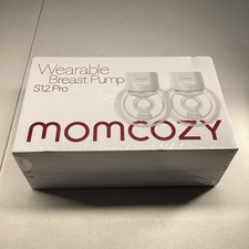 Momcozy S12 9-Level Double Wearable Breast Pump - White