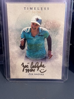 2022 Brixton Golden Era Timeless Zoe Andyke  Autograph Card Signature /50