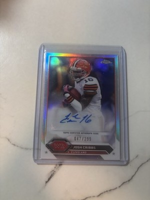 2023 Topps Composite Josh Cribbs Chrome Auto Autograph Refractor #/299 Browns