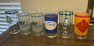 SET 6 2007 2010 2011 2015 Churchill Downs Kentucky Derby Julep Glasses Lot