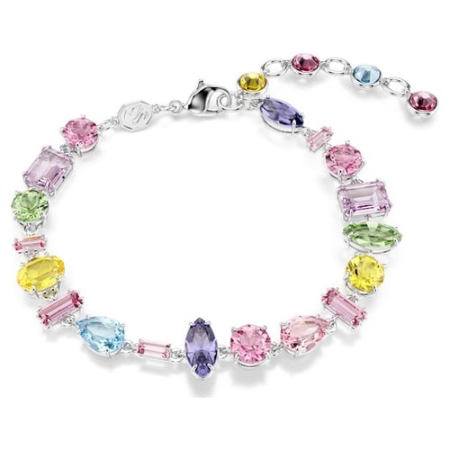 Swarovski Gema Bracelet Mixed-cut, glittering and dazzling, rhodium-plated