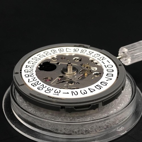 Original Nh35a Automatic Movement 3/3.8/6 Crown Black Date Watch Repair - Picture 10 of 26