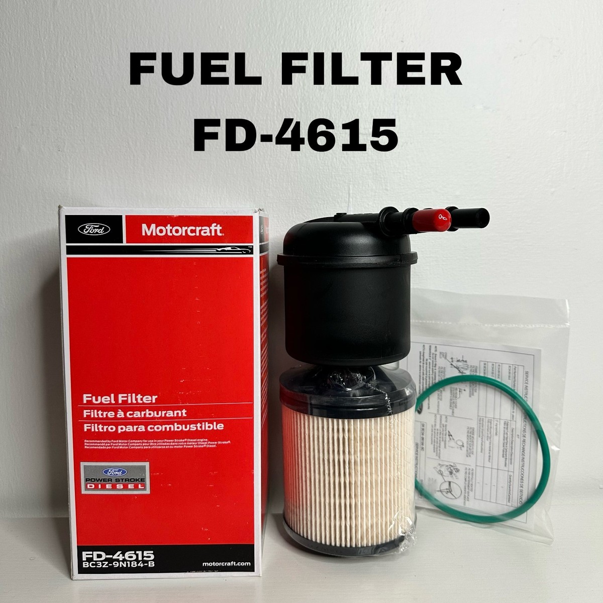 OEM Motorcraft FD4615 Diesel Fuel Filter Ford 6.7L Powerstroke