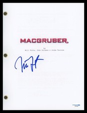 Will Forte "MacGruber" AUTOGRAPH Signed Full Complete Script Screenplay ACOA
