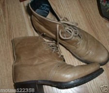 Vintage Code West Boots sz 6 M Leather Adobe Calf boot
