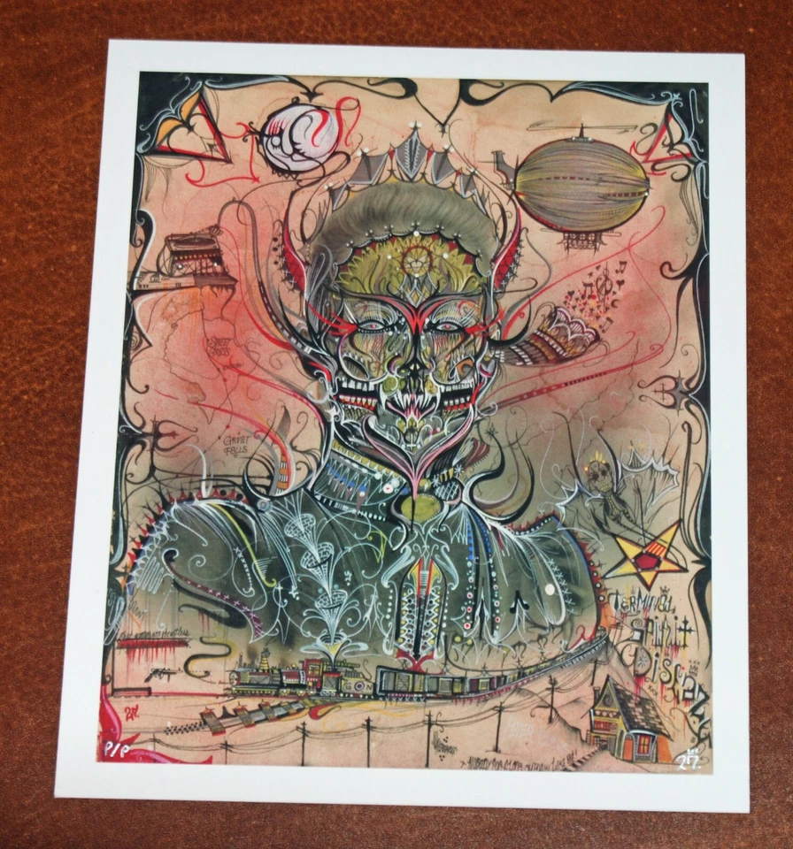 Deuce 7 Art Print Terminal Spirit Disease Proof Signed 27 Street Trains Poster - Image 2 of 4