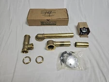 Watco 20 ga. Brass Bath Waste Chrome Foot Actuated Bathtub Stopper 502-FA-BRS-CP