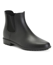 Chelsea Crew Rainy Rubber Pull on Boots Women's| Size 9| Black| NEW IN BOX