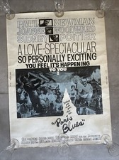 Vintage 1961 PARIS BLUES POSTER - PAUL NEWMAN - SIDNEY POITIER - 101.5 x 76.5 cm