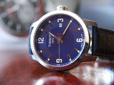 tissot prc 200 blue dial