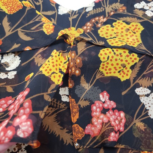 Blusa Dorothee Bis Para Mujer Sin Mangas Correa Ancha Cami Seda Floral En Capas Nueva con Etiquetas - Imagen 13 de 22