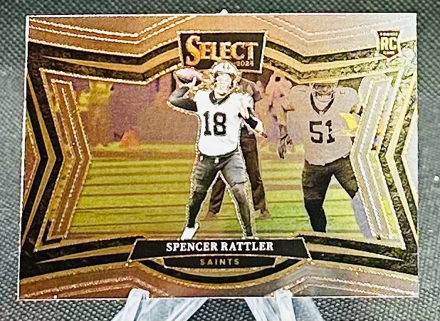 2024 Panini Select Field Level Spencer Rattler New Orleans Saints Rc #493