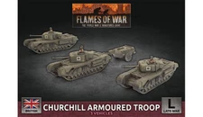 Churchill Armoured Troop (Plastic) Late War British Flames of War NEW