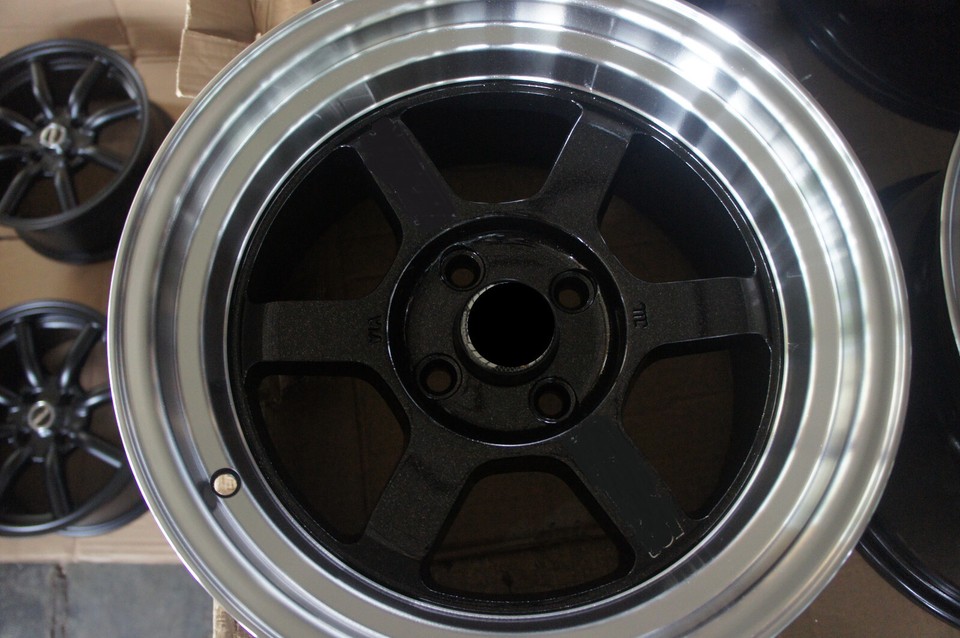 Te68 Rims For miata mx5 civic e30 eg6 dc2 bmw 2002 JDM TE V 6spoke Style 15 ...