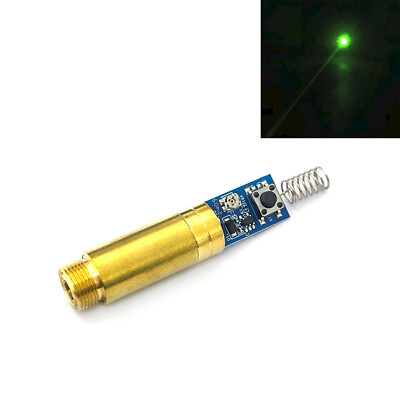 Industrial 532nm 20mw 3-3.7V Laser Module Diode with Driver&spring 12x35mm（dot )