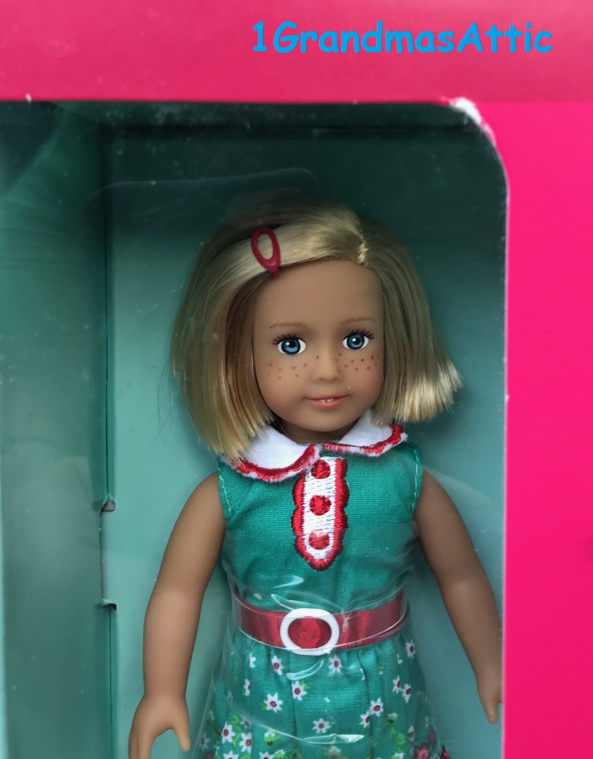 American Girl Kit Kittridge 3 Book Collection + Mini Doll + Stand