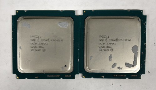 Matched Pair Intel Xeon E5-2695 v2 2.4GHz 12-Core 30M LGA2011 CPU SR1BA