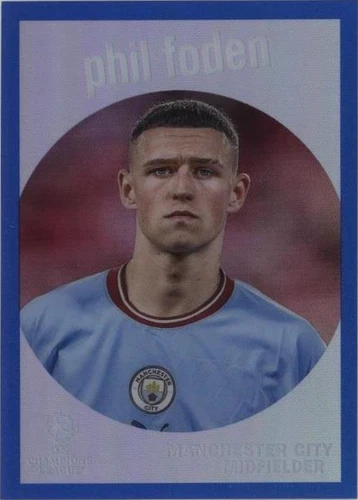 2022-23 Topps Chrome UEFA Club Competitions Phil Foden #59-20