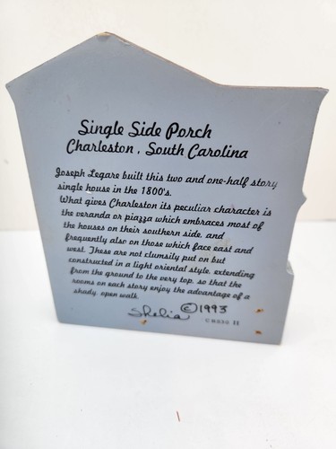 SHEILA'S COLLECTIBLES Single Side Porch Charleston South Carolina - Bild 2 von 2