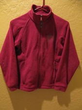 Columbia Full Zip Fleece Jacket - Youth Girls Size 10/12 - Purple