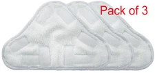 Pack of 3  Steam Mop X5 Pads Compatible Replacement Pads Washable Triangular Pad