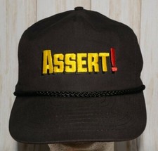 Assert  Embroidered Hat Snapback Vintage