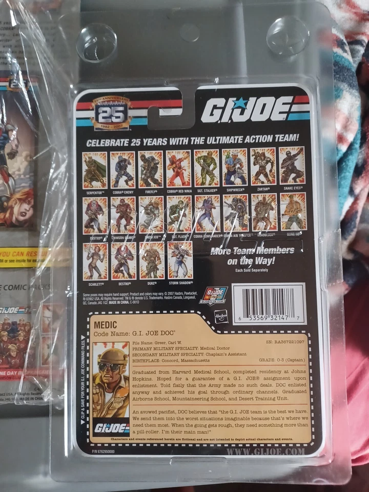 G.I. Paquetes de 2 figuras de acción de Tomax y Xamot de cómic del 25 aniversario de Joe y DOC número 25  Foto 4 de 4