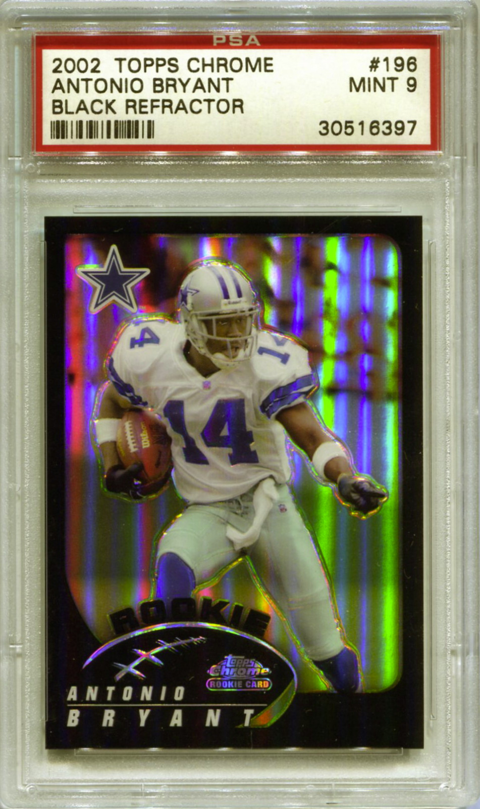 Antonio Bryant Topps Chrome #196 Black Refractor
