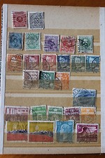 Collection of postal stamps, Denmark, Lichtenstein, Luxemburg